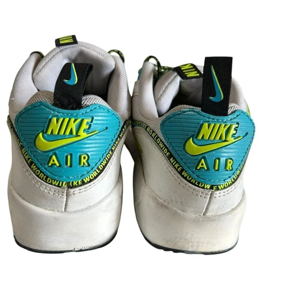 Nike Air Max 90 SE2 GS Worldwide Blue Fury Volt  Unisex CV7665-100 7Y